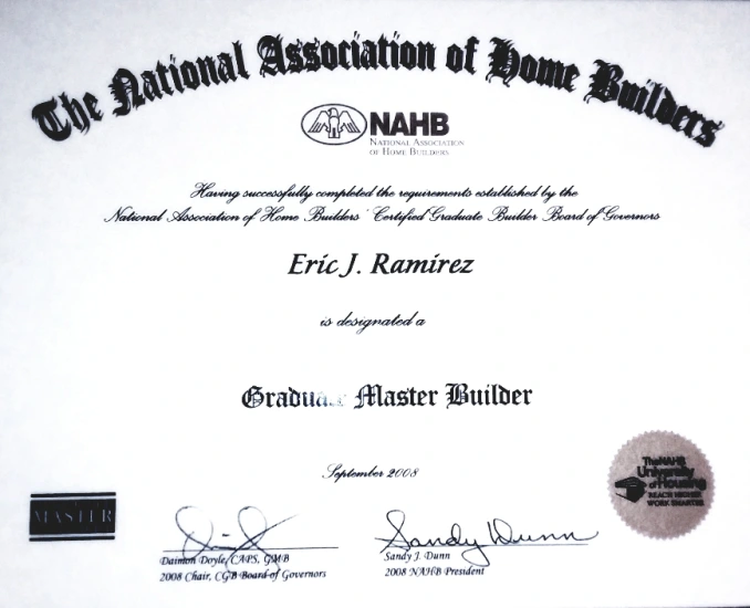 Home Builders Association | Eric Ramirez